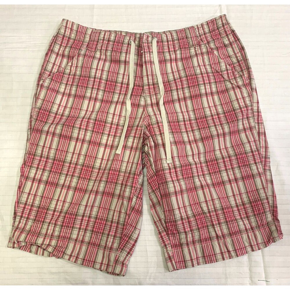FRENCH CUFF WOMENS COTTON SHORTS SIZE 8